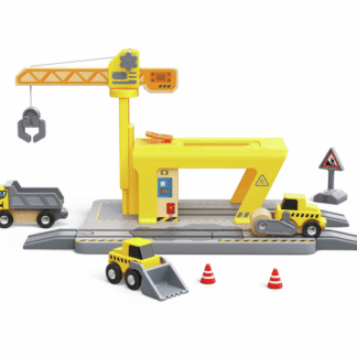 Construcción con Grúa de Ferrocarril