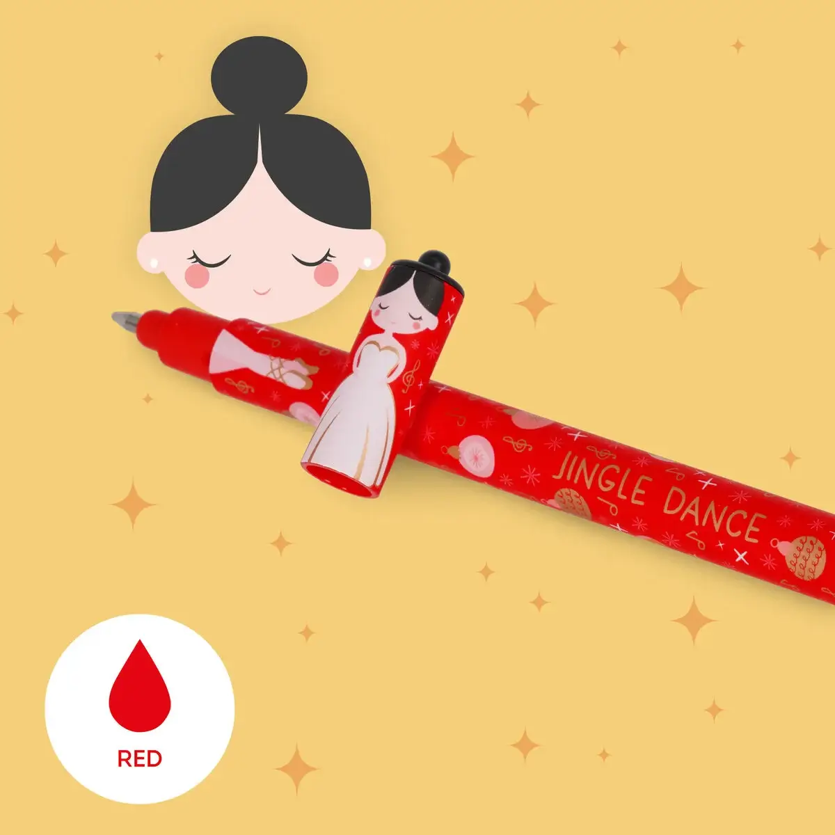 Set de 3 Bolígrafos de Gel Borrables The Nutcracker