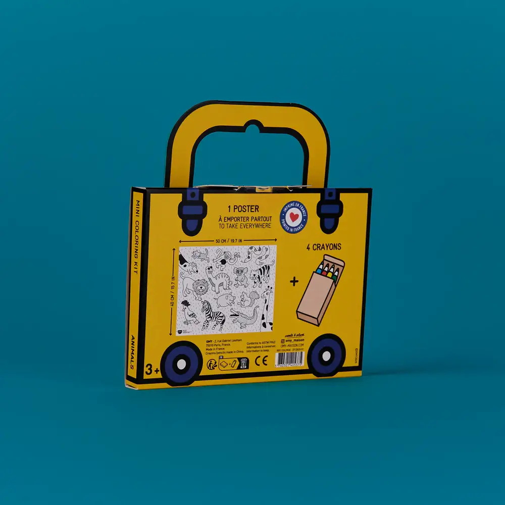 Mini Pocket Animals para Colorear