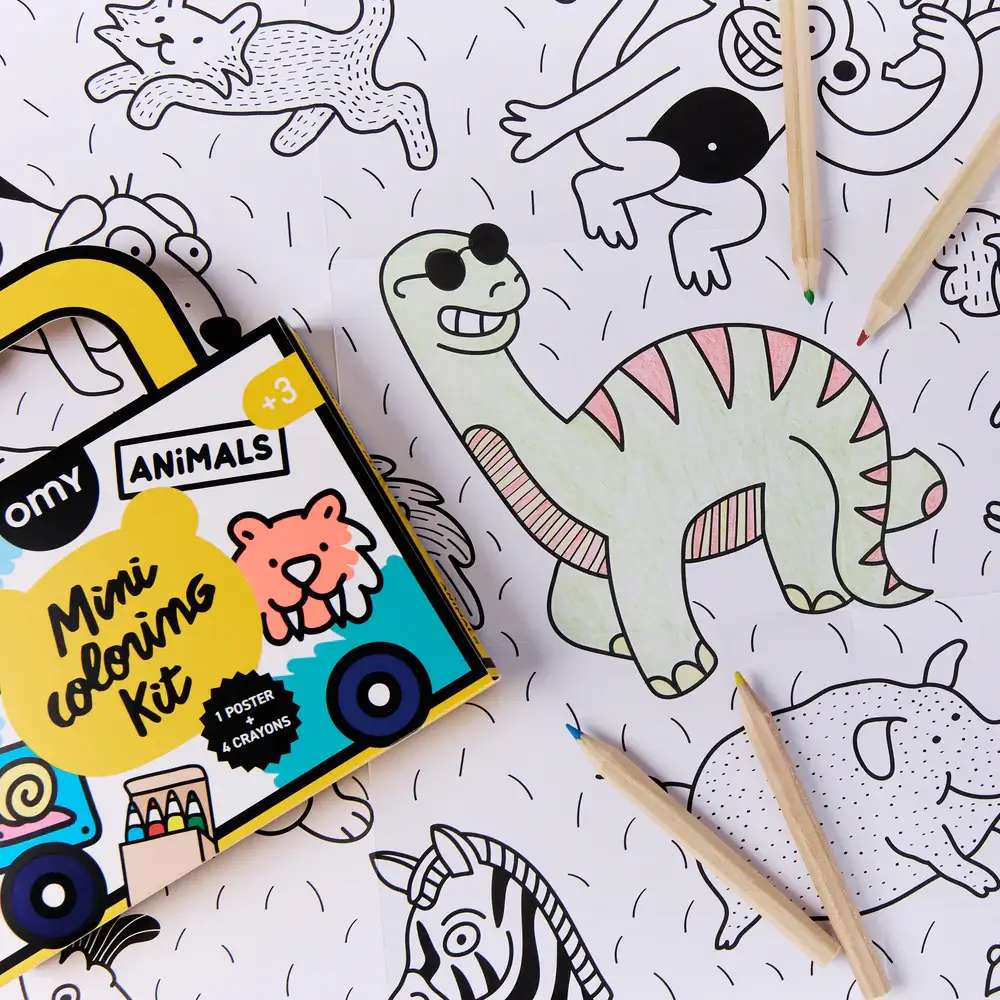 Mini Pocket Animals para Colorear