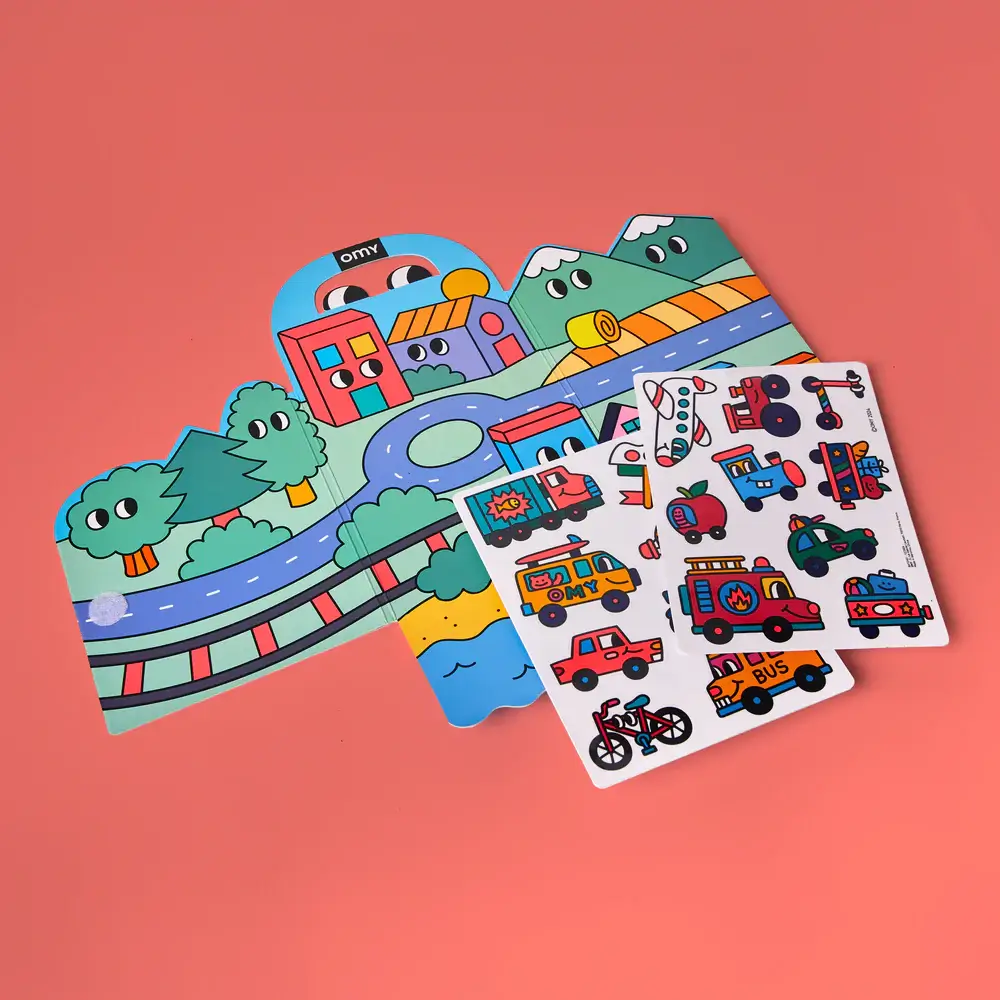 Kit Pegatinas Montessori Vroom Vroom