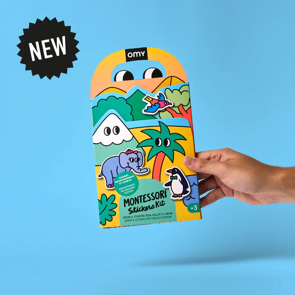 Kit Pegatinas Montessori Animales