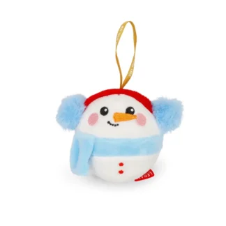Decoración Navideña de Peluche Snowman