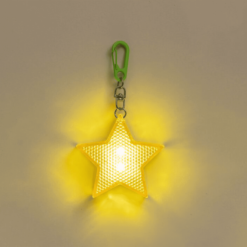 Estrella LED con Mosquetón