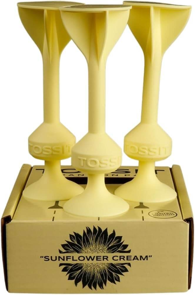 3 Dardos Silicona Sunflower Cream