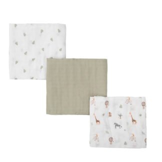 Pack 3 Gasas 70x80 Safari