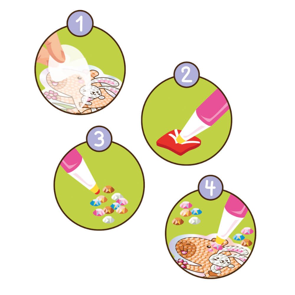 Set de Pegatinas con Diamantes