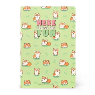 Cuaderno Rayas A6 Corgi