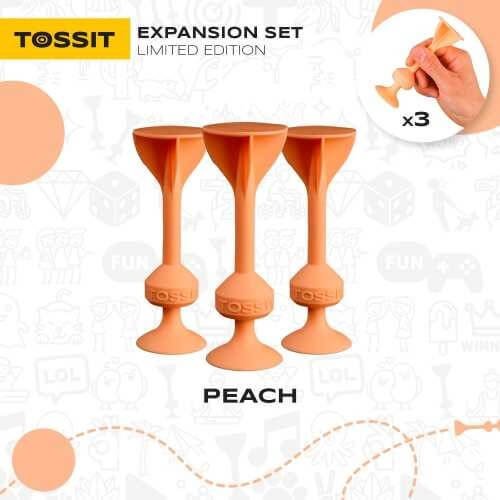 3 Dardos Silicona Peach