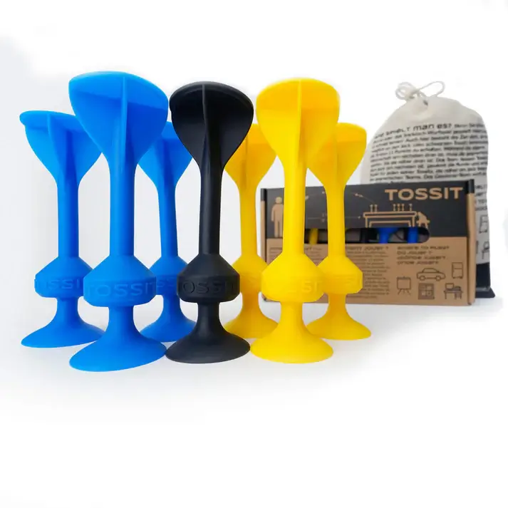 Starter 7 Dardos Silicona Amarillo y Azul