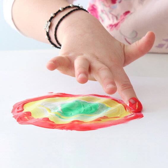 Pintura para Dedos 6 Colores