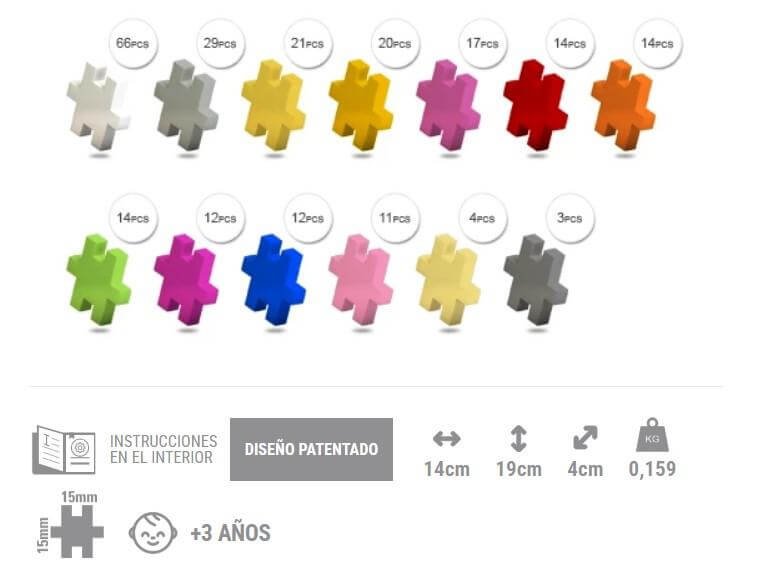 Meli Minis Tematic Unicornio 250 pcs