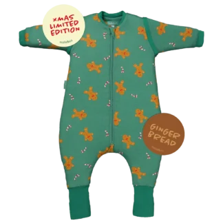 Pijama Manta con mangas y calcetines antideslizantes Gingerbread TOG 2.5 1 año