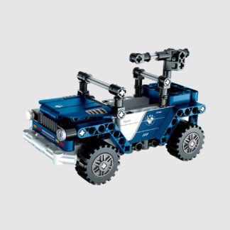 Jeep Policía 124 Piezas