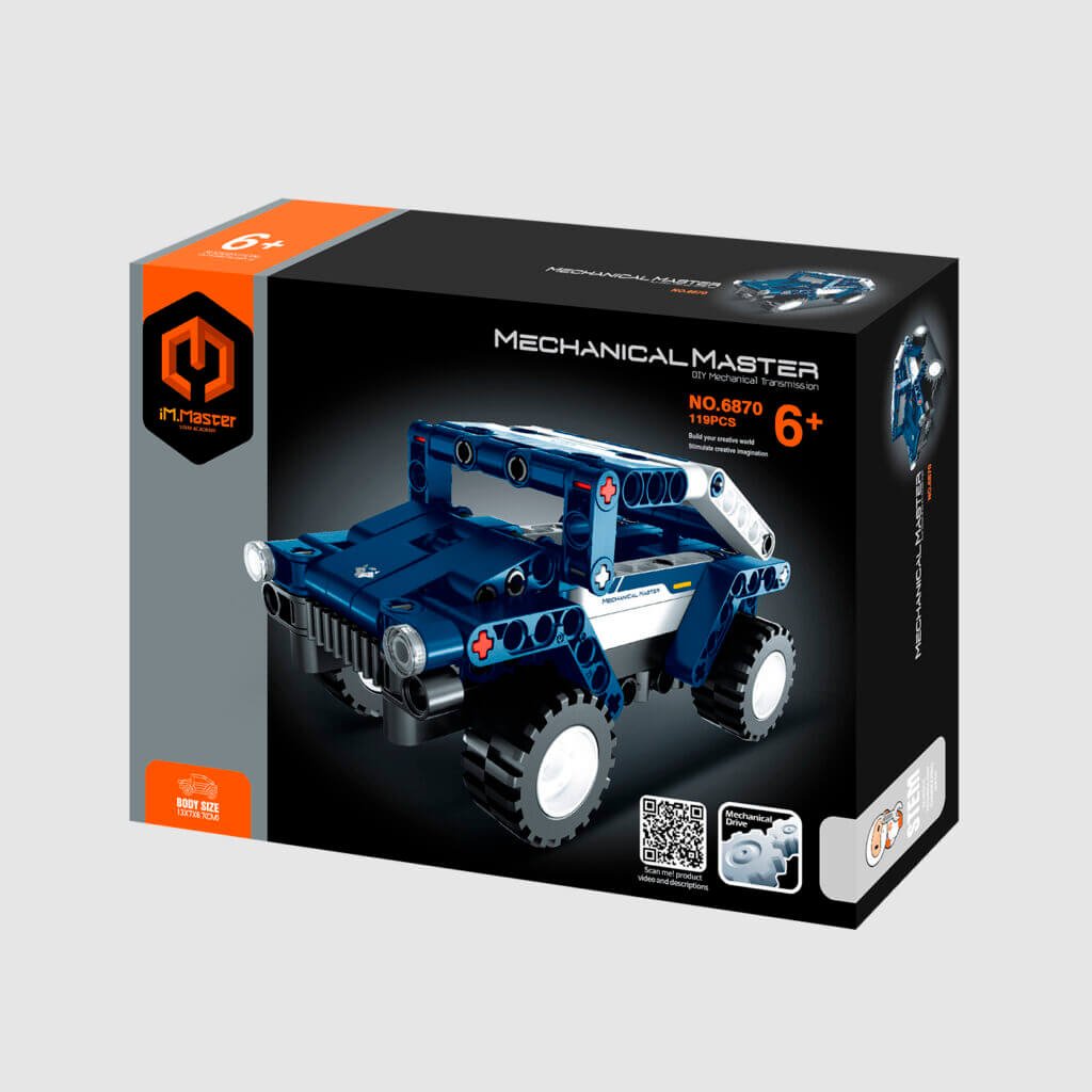 Coche Policía 119 Piezas