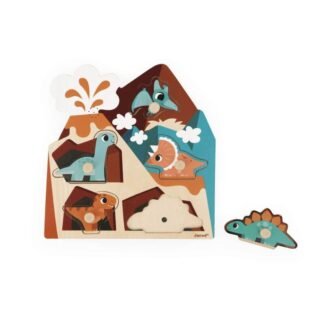 Puzle Encajable Sonidos Dino