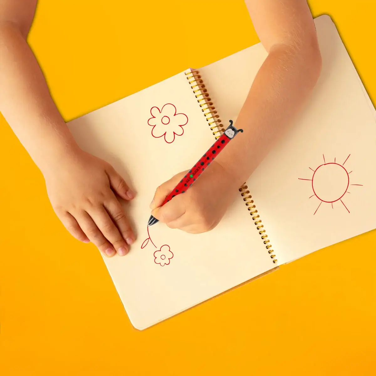 Bolígrafo dos Colores Ladybug