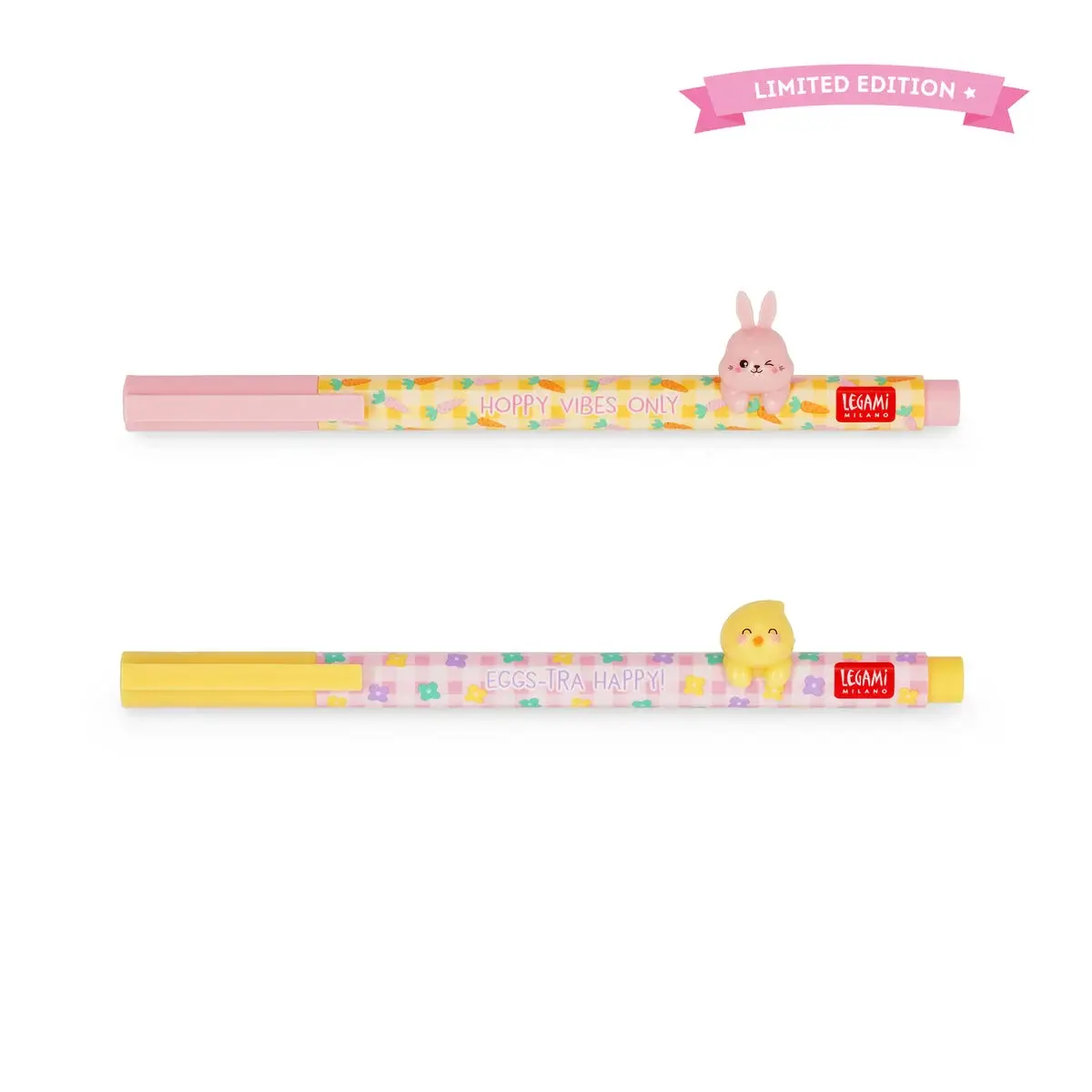 Set de 2 Bolígrafos de Gel Lovely Friends Hoppy Easter