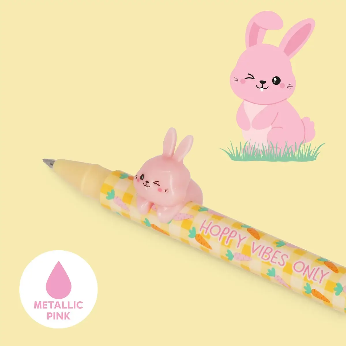 Set de 2 Bolígrafos de Gel Lovely Friends Hoppy Easter