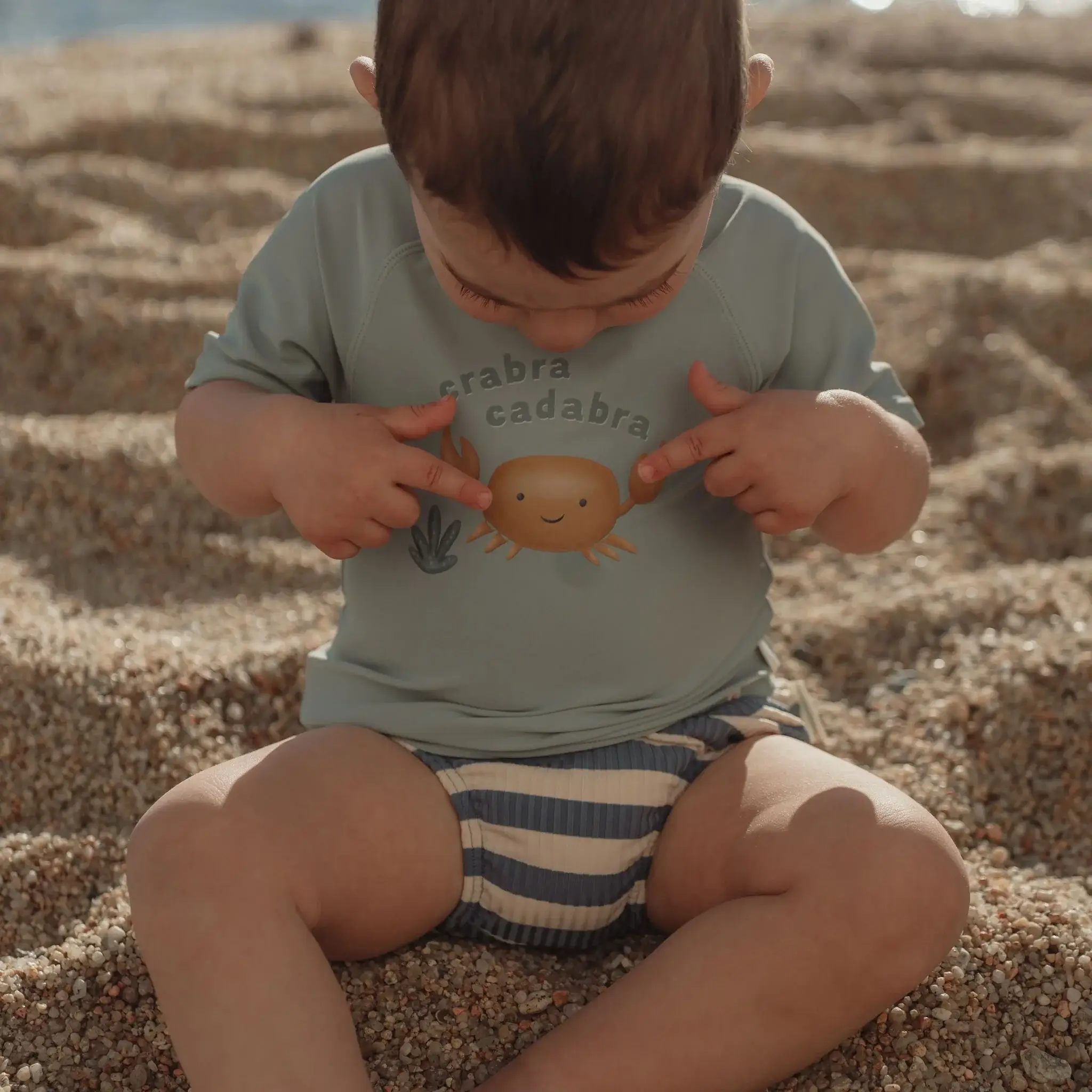 Bañador Pañal Blue Stripes