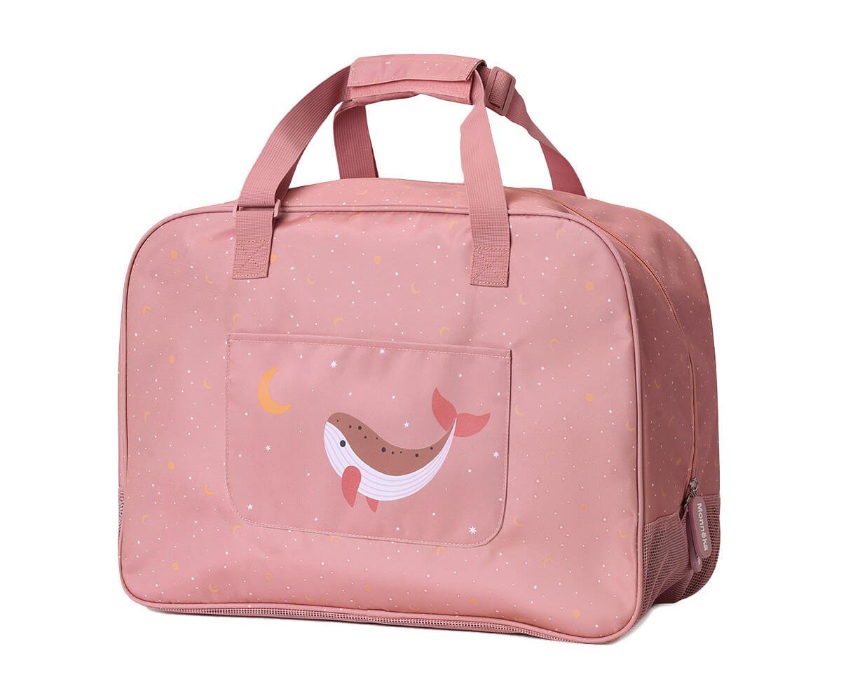 Bolso de Playa con Rejilla Whale Pink