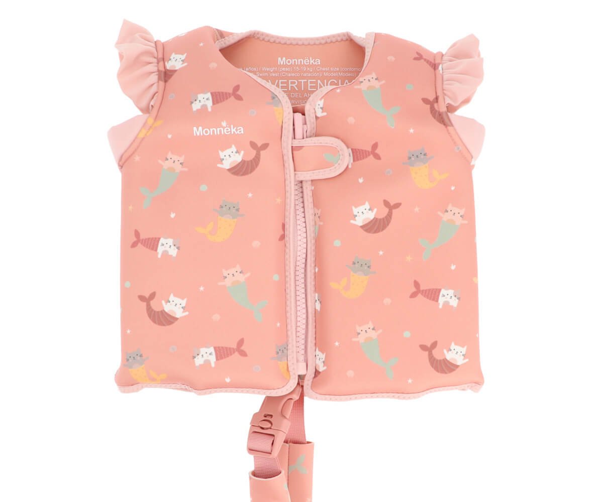 Chaleco Flotador Aprendizaje Mermaid Cats M