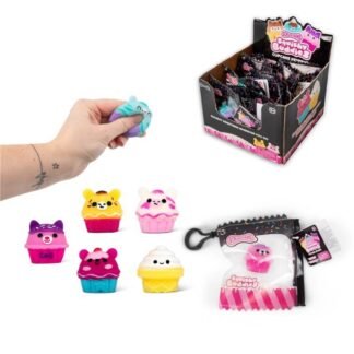 Squishy Buddies Cupcake Keyring