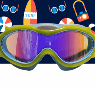 Máscara de Natación Infantil Amarillas con Turbante Surf