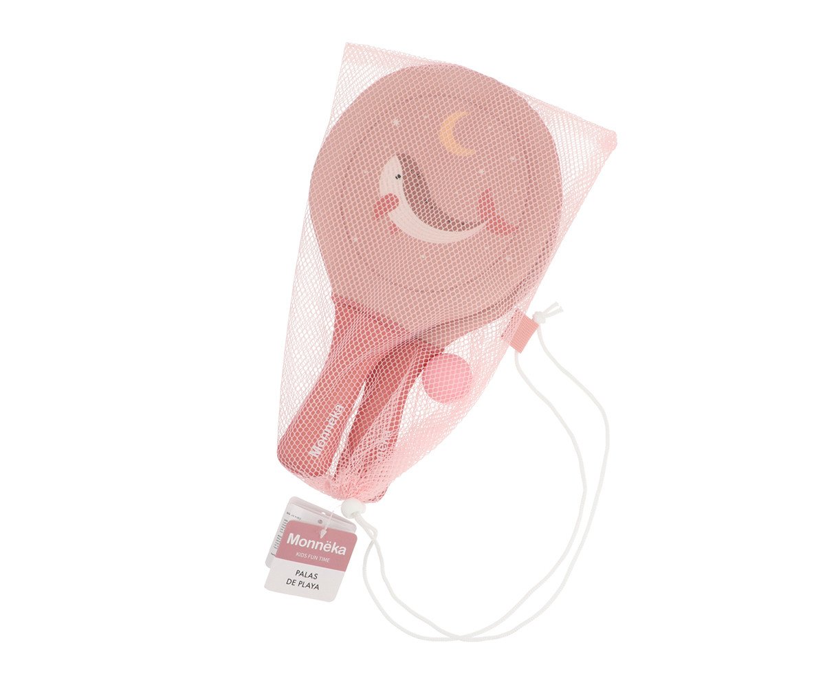 Palas de Playa Neopreno Whale Pink con Pelota