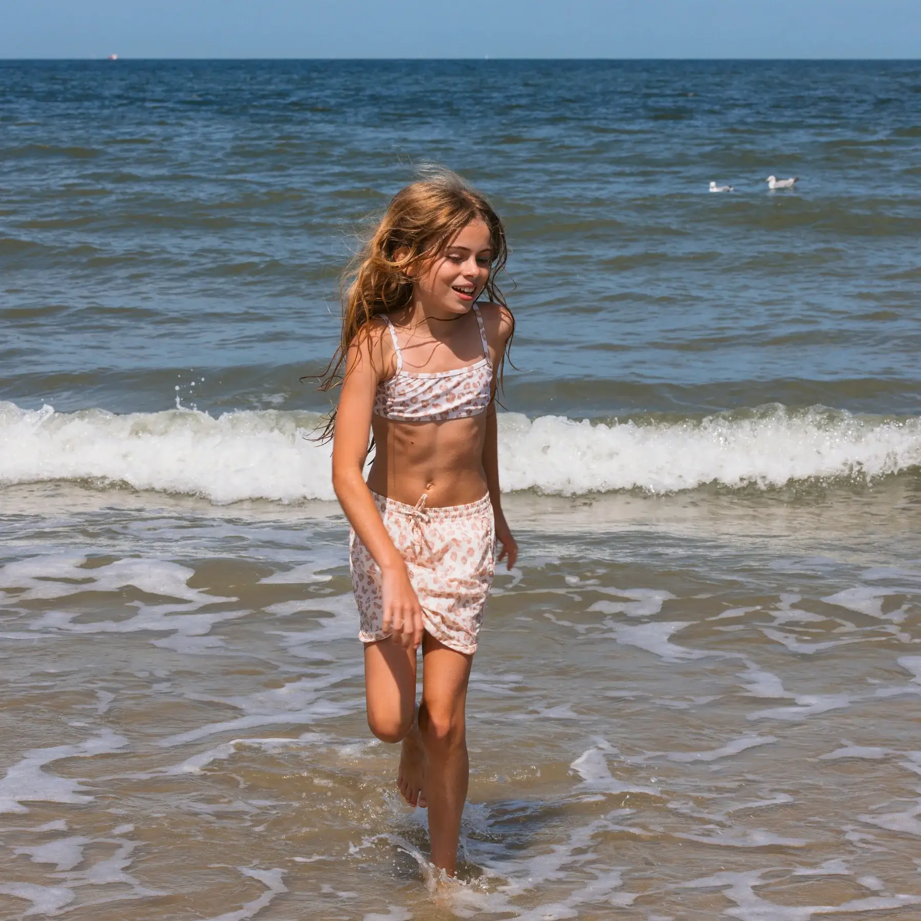 Bikini UV Beige Leopard