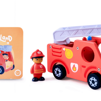 El camión de bomberos rugiente