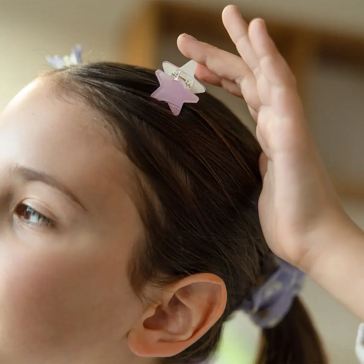 Set de 4 Mini Pinzas Para Pelo Unicorn