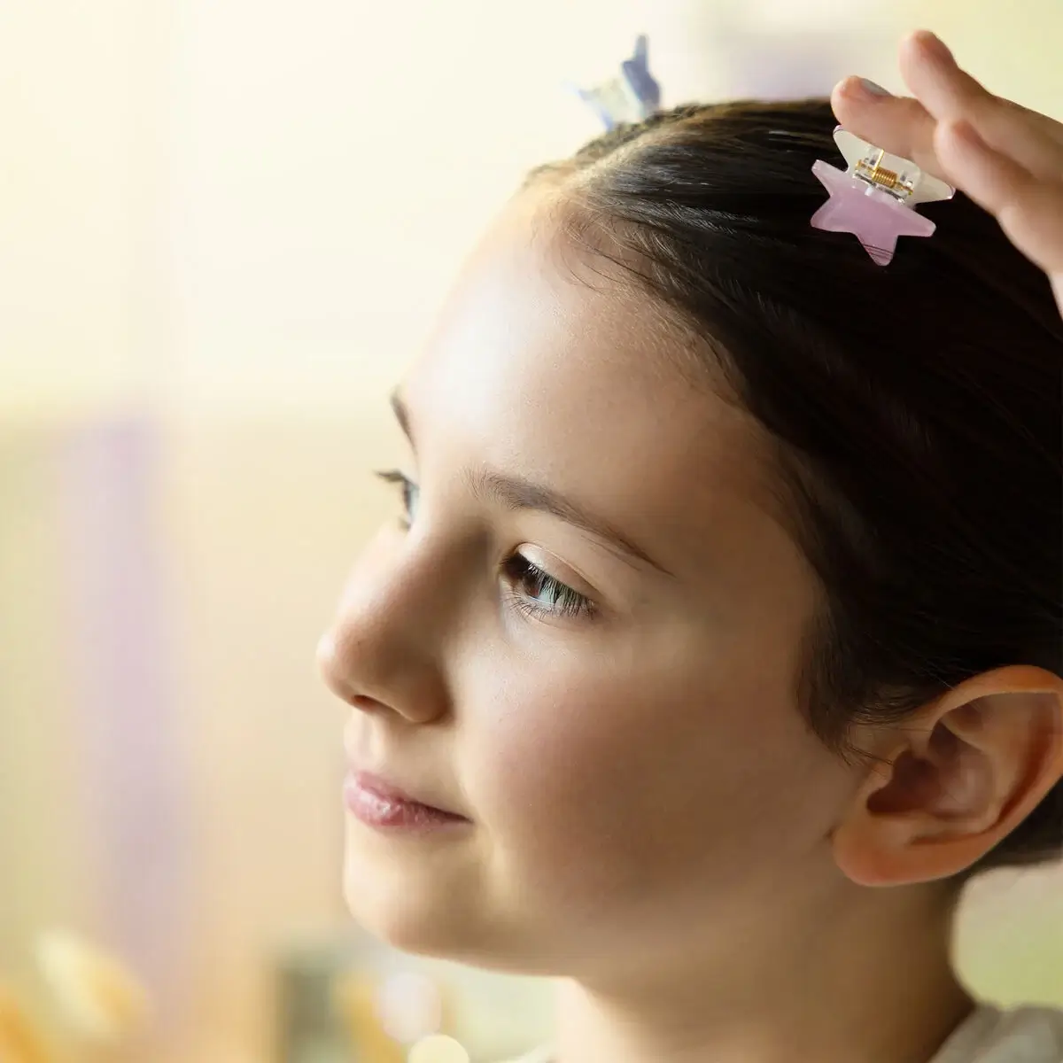 Set de 4 Mini Pinzas Para Pelo Unicorn