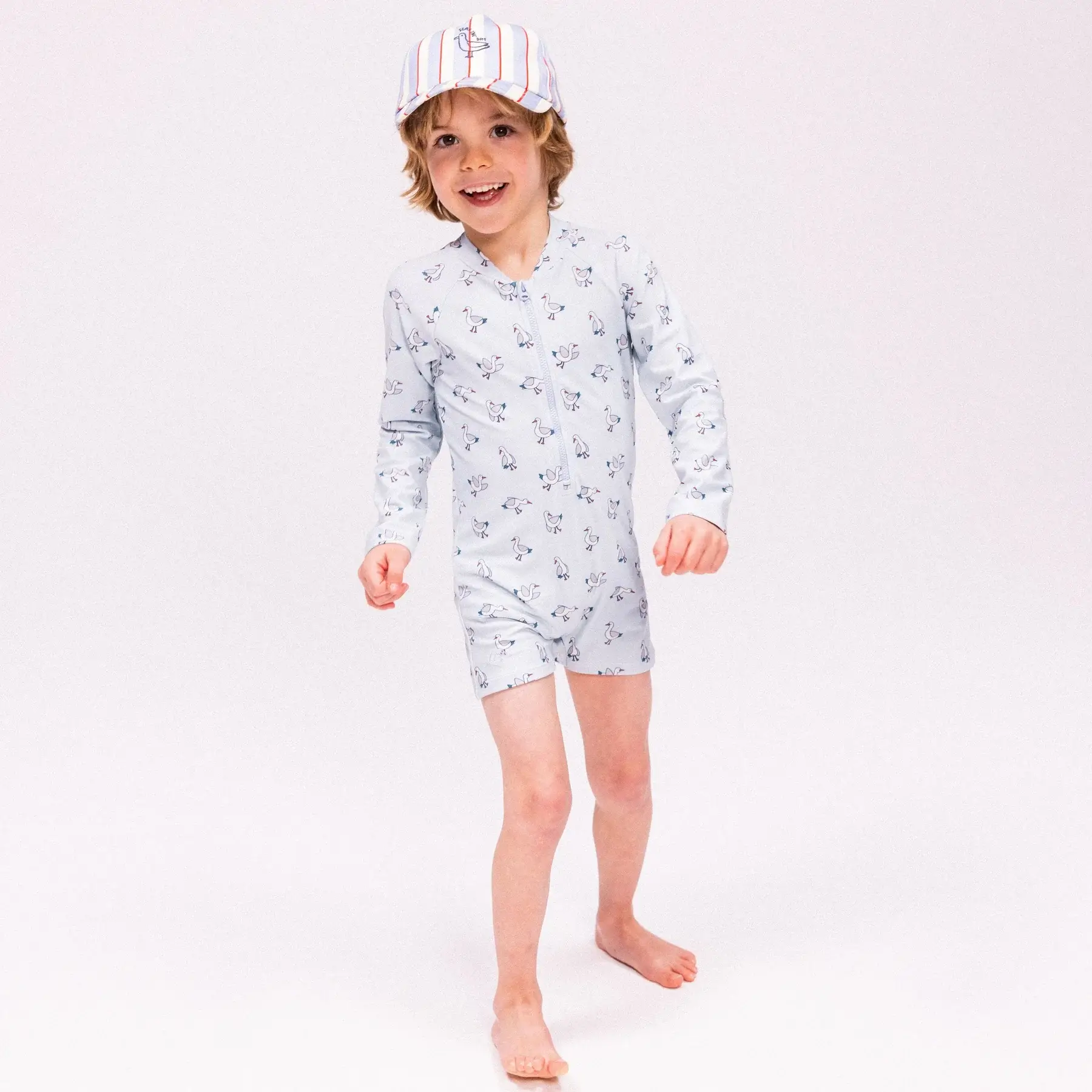 Bañador UV con Mangas Little Seagull