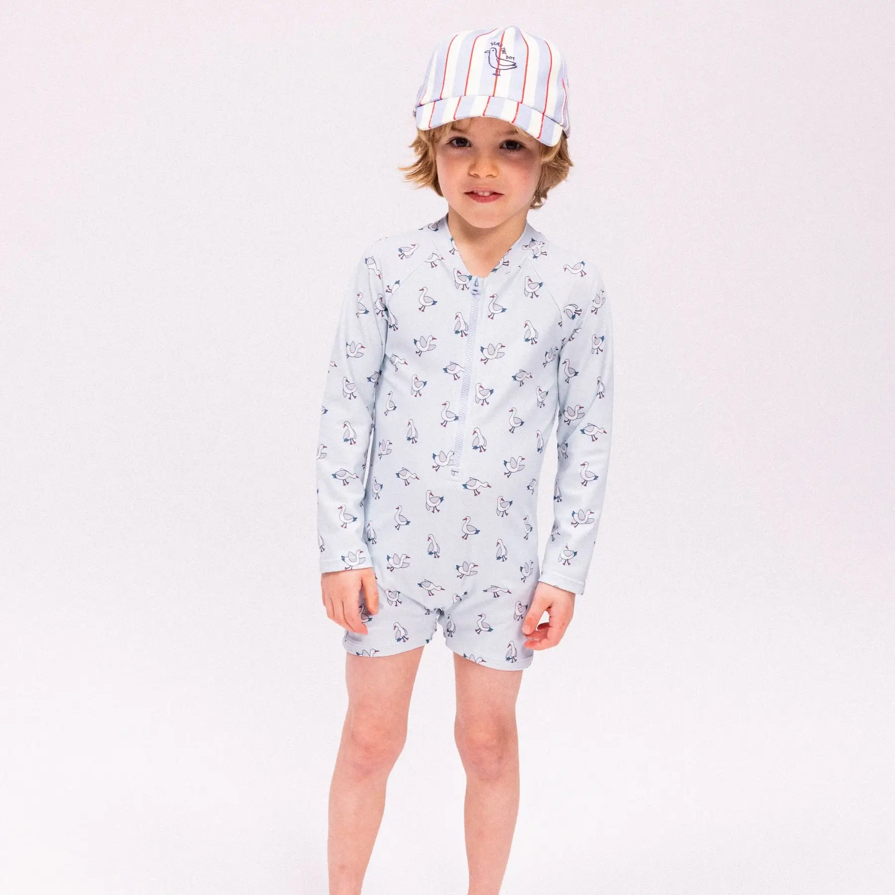 Bañador UV con Mangas Little Seagull