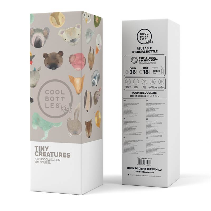 Botella Kids 260ml Tiny Creatures