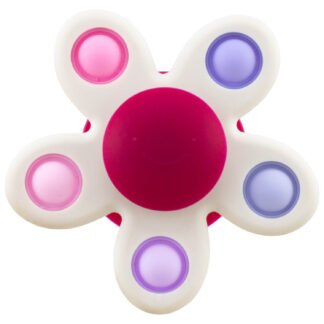 Spinner Flor 5 pop Rosa