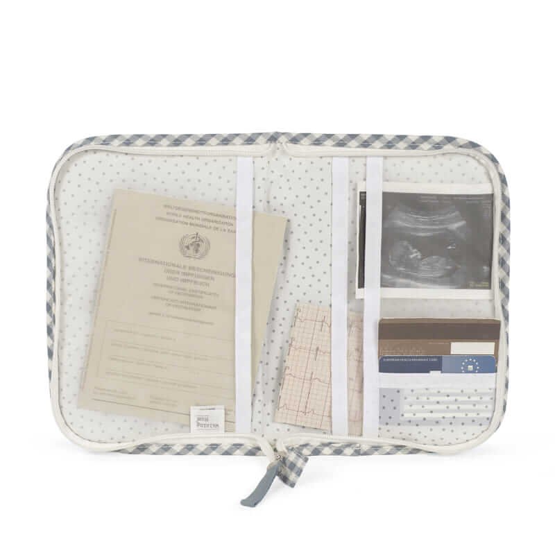 Porta Documentos Praliné Vichy Matcha