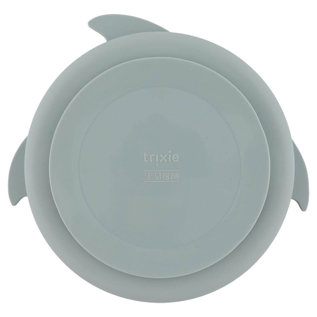 Plato Comp Silicona y Ventosa Mr Shark
