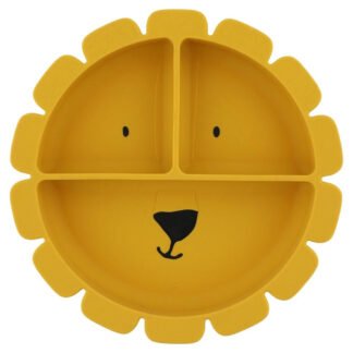 Plato Comp Silicona y Ventosa Mr Lion