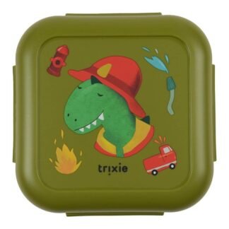 Fiambrera Snack con clips Bombero Mr Dino