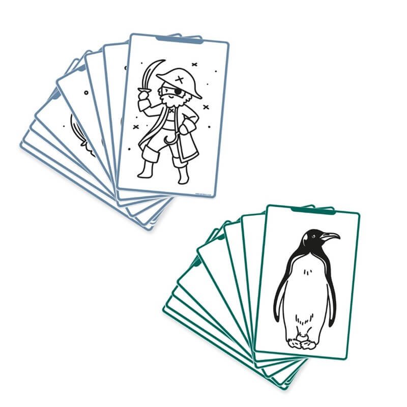 Plantillas KidyDraw Animales del Mundo y Océanos y Piratas