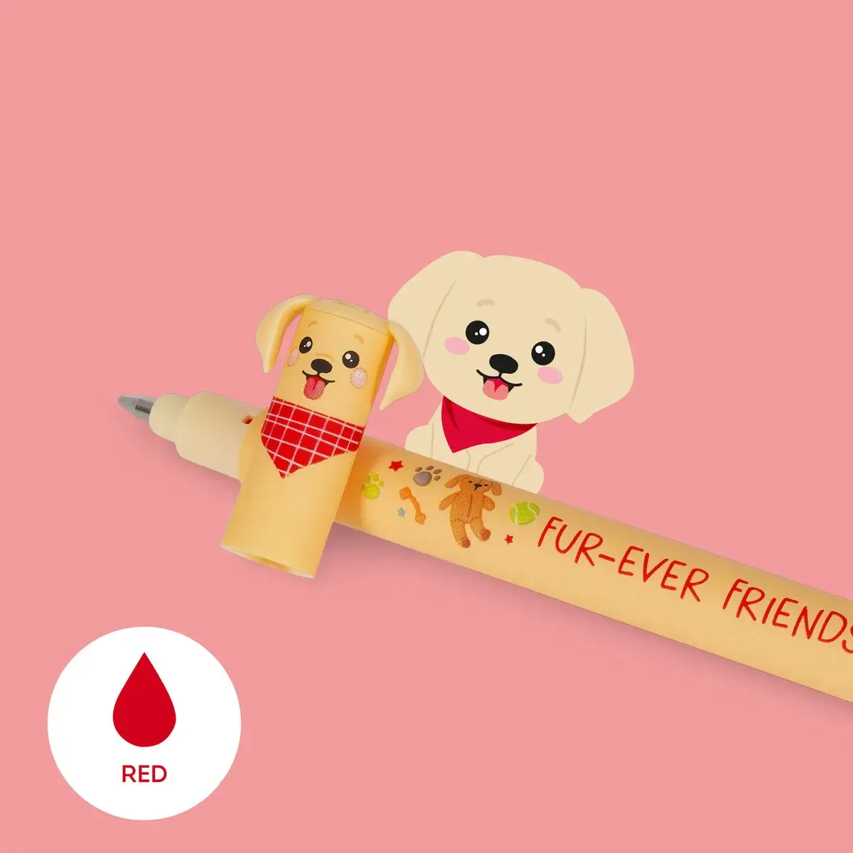 Set de 3 Bolígrafos de Gel Borrables Fur-ever Friends