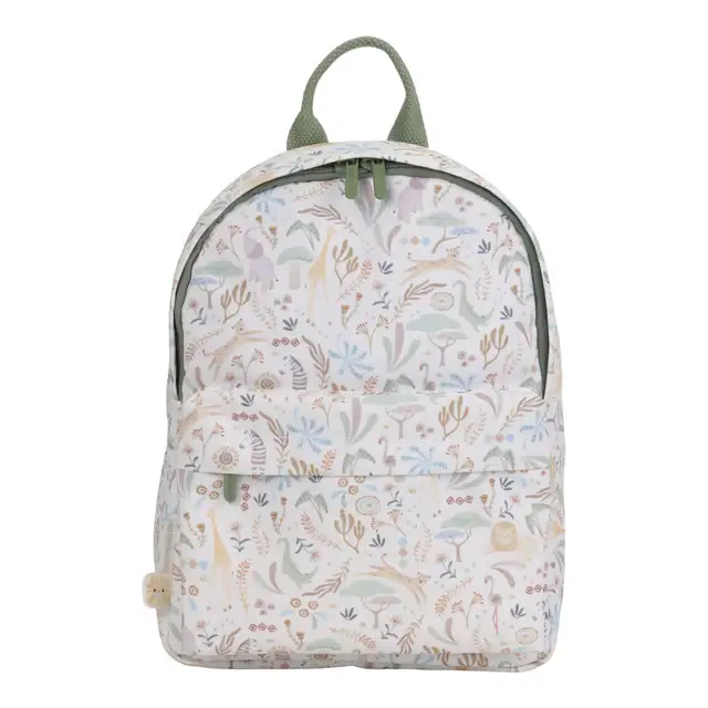 Mochila Safari Friends Blanca 29 cm