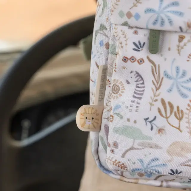 Mochila Safari Friends Blanca 29 cm