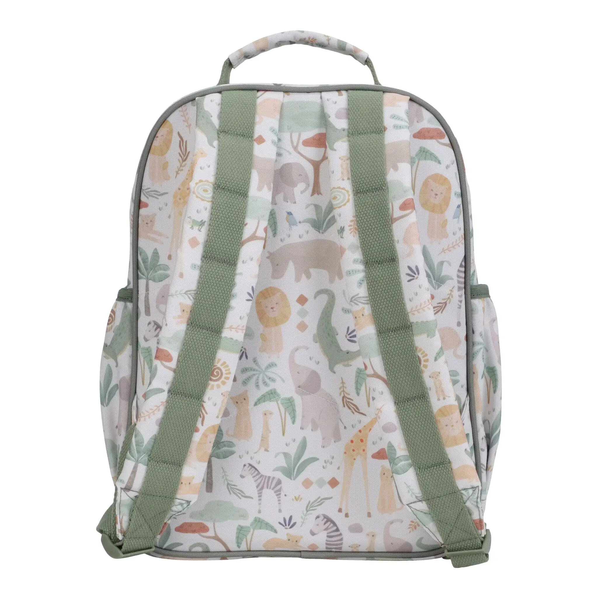 Mochila Infantil Safari Friends Blanca 35 cm