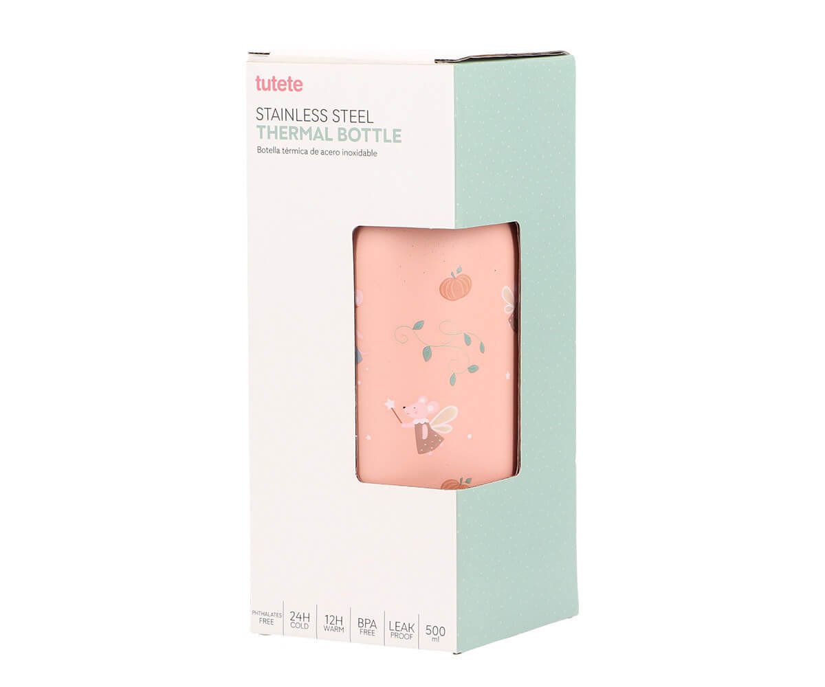 Botella Térmica Acero Inoxidable 500 ml Mouse Fairies