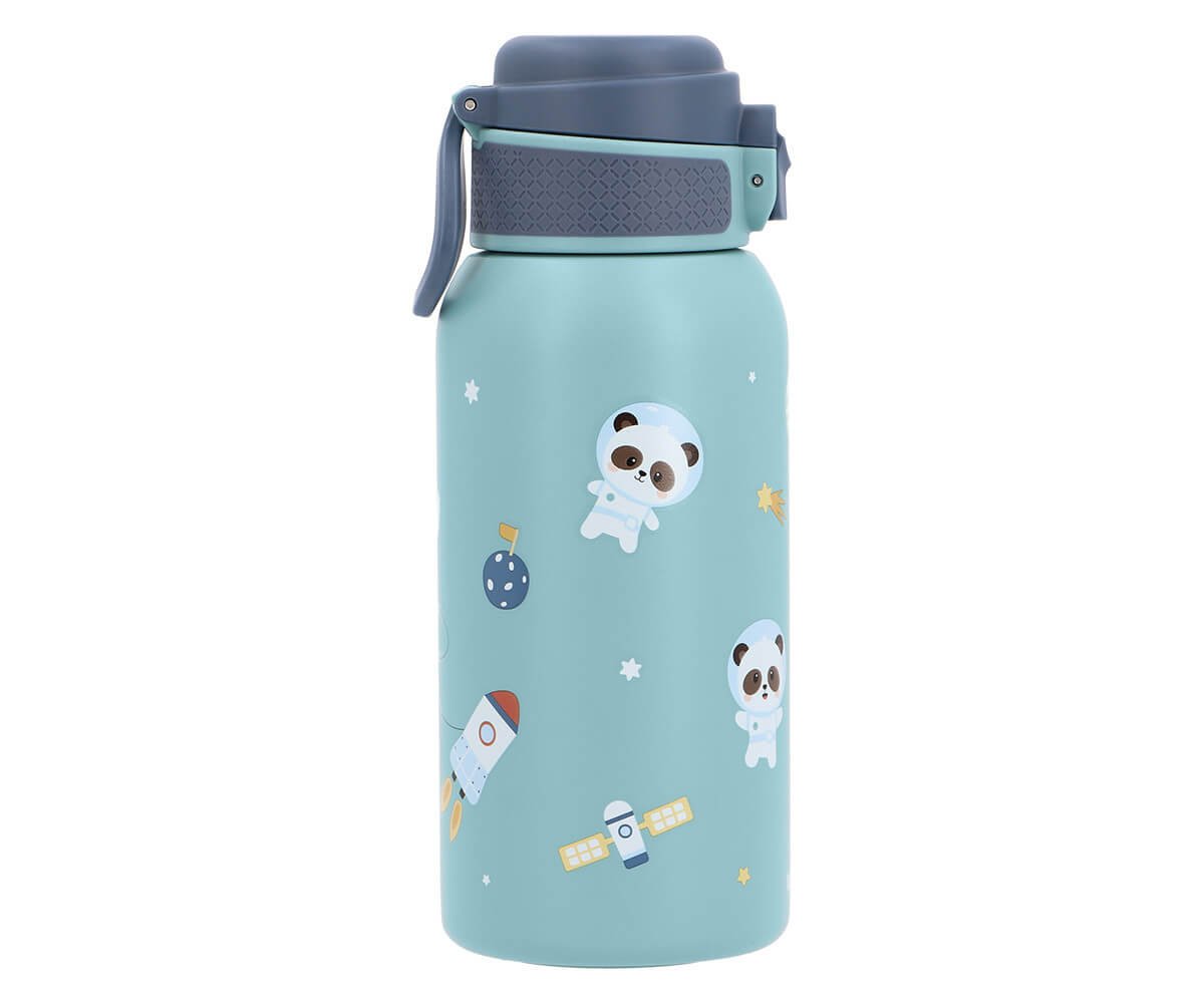 Botella Térmica Acero Inoxidable 500 ml Pandas in Space