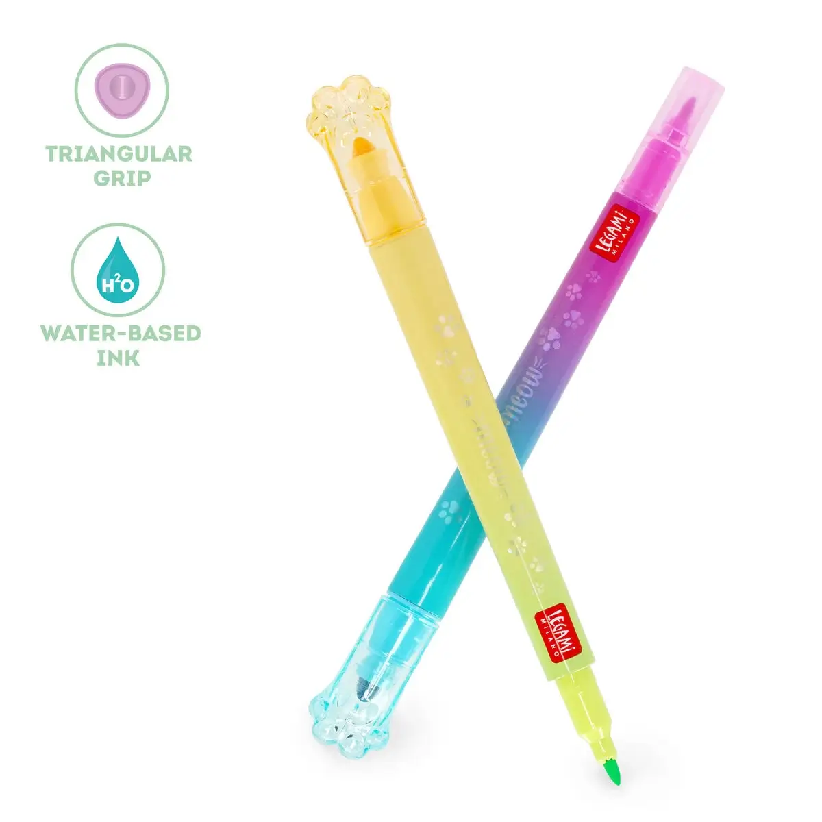 Set de 6 Rotuladores de Doble Punta con Colores Superponibles Meow