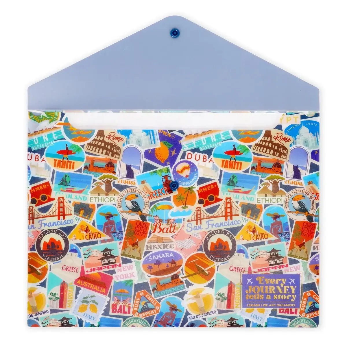 Carpeta Documentos Travel Stickers